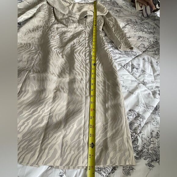 Kay Unger New York midi dress with shawl collar size 8 - Picture 8 of 10